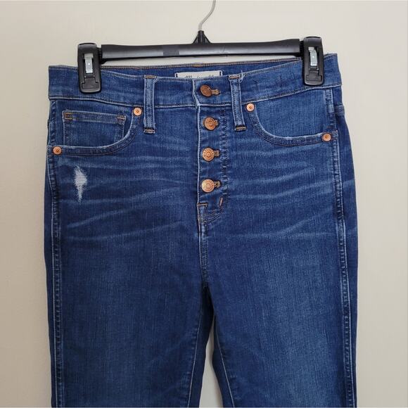 Madewell 10" High-Rise Skinny Jeans in Hanna Wash - Picture 4 of 8